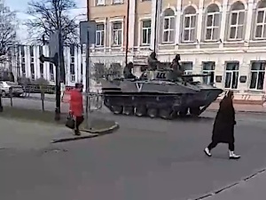 „Wycofywanie wojsk rosyjskich z okolic Kijowa”. Tadeusz Giczan publikuje film