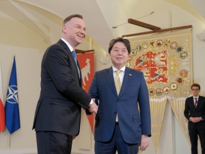 Prezydent spotkał się szefem MSZ Japonii 