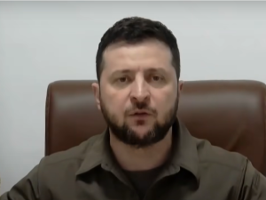 Prezydent Zełeński: Będziemy walczyć o każde miasto zajęte przez Rosję