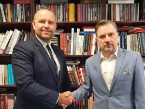 Piotr Duda spotkał się z Karolem Nawrockim. To pierwsze spotkanie od powołania nowego kierownictwa IPN-u