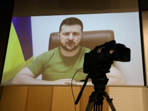Zełenski w parlamencie Estonii: Wizyta prezydentów Polski i krajów bałtyckich to ważny sygnał