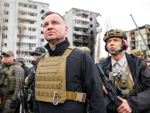 Spotkanie prezydenta Dudy z prezydentem Zełenskim. To zdjęcie mówi wszystko [FOTO]