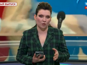 „Zbombardować Kijów”. Wściekłość rosyjskich mediów po zatonięciu „Moskwy”