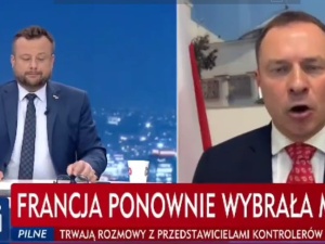 „Będziemy bili sędziów? Palili samochody? Jaki Paryż marzy się Tuskowi?” Poseł PO zaorany w TVP Info