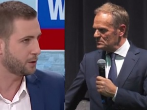Donald Tusk zaatakował dziennikarza TVP. Szybka odpowiedź Miłosza Kłeczka [WIDEO]