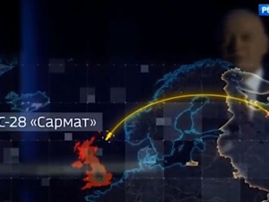 Rosyjska TV straszy „zatopieniem” lub „zmianą w radioaktywną pustynię” Wielkiej Brytanii [WIDEO]