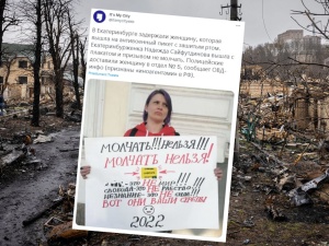 Rosjanka zaszyła sobie usta w ramach protestu przeciw wojnie. Trafiła do szpitala psychiatrycznego