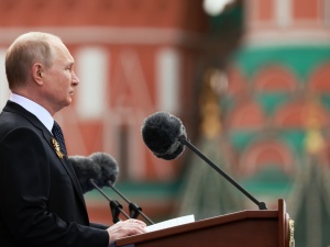 Putin przemówił z okazji Dnia Zwycięstwa. Bardzo krótkie wystąpienie prezydenta Rosji