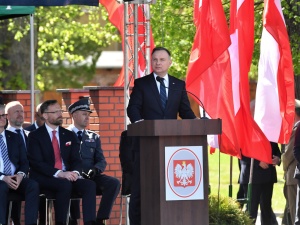 Prezydent podziękował Straży Granicznej za służbę. Stanęliście na wysokości zadania, broniąc polskiej granicy