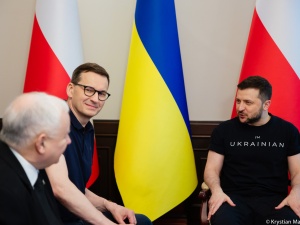 Kijów: Prezydent Ukrainy wręczył wysokie odznaczenia państwowe premierowi Morawieckiemu i wicepremierowi Kaczyńskiemu