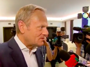 [WIDEO] Wystarczyło jedno zdanie dziennikarza. Mocna orka na Donaldzie Tusku