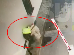 Atak nożownika na ochroniarza Orlenu. Opublikowano drastyczne nagranie 