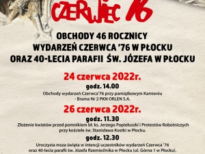 Upamiętnią płocki Czerwiec '76