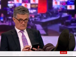 [WIDEO] Wstydliwa wpadka w BBC. Zobaczyła ją cała Wielka Brytania 