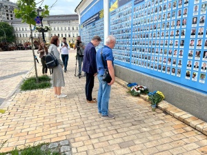 Piotr Duda na Ukrainie. Chwała Bohaterom
