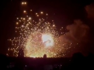 [FOTO] Skuteczny atak Ukraińców. Tak wyglądają zniszczenia po wielkiej eksplozji w Nowej Kachowce