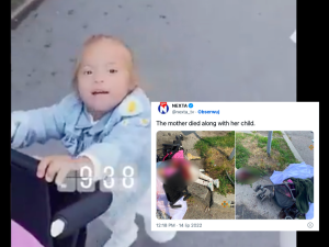 Wstrząsające. Nagrała film ze spaceru z córeczką. Chwilę później spadły tam rakiety [WIDEO]