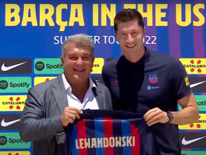 Lewandowski bez 9 [WIDEO]