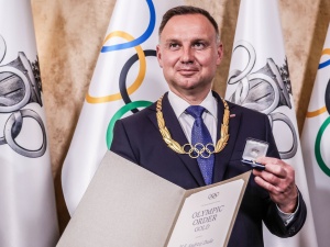 Prezydent Duda odznaczony Złotym Orderem Olimpijskim