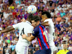 Pierwszy strzał Lewandowskiego w Barcelonie [WIDEO] 