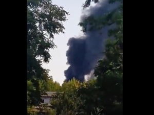 Płonie rosyjski magazyn pełen amunicji. Ukraińskie siły publikują nagranie [WIDEO]