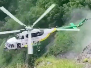 Śmigłowiec rozbił się o skały, nie żyje osiem osób. Wszystko nagrali [ WIDEO] 