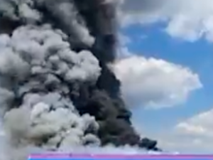 Potężne kłęby dymu pod Moskwą. Płonie rosyjski gigant [WIDEO] 