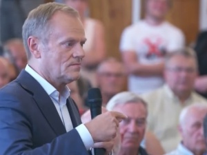 Prezydentem byłby Rafał Trzaskowski, a nie prezydent Duda. Zaskakujące słowa Tuska w Jaktorowie