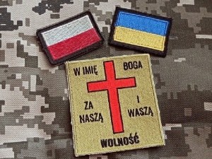 W imię Boga. Za naszą i waszą wolność. Ukraiński minister obrony i szef sił zbrojnych składają życzenia Polakom