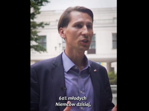 Nagranie Kacpra Płażyńskiego ocenzurowane. Mówił o niemieckich zbrodniach [WIDEO]
