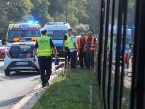 Groźny wypadek tramwajów w Łodzi. Blisko 30 osób rannych