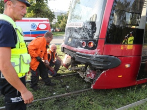 Łódź: Zderzenie tramwajów w centrum miasta. Są pierwsze ustalenia służb