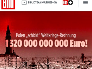 „Reparacje spowodują efekt domina”. „Bild”: Niemieckie stowarzyszenia mogą pozwać Polskę