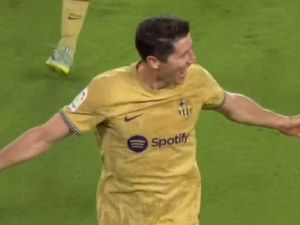 Lewandowski jak maszyna! Kolejna bramka Polaka w hiszpańskiej lidze [WIDEO]