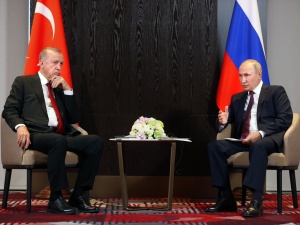 Nerwy? Wpadka Putina podczas oficjalnego spotkania z Erdoganem [VIDEO]