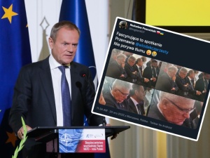 Konferencja liderów opozycji. To zdjęcie podbija internet