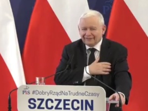 Jarosław Kaczyński o Tusku. Sala w śmiech [WIDEO]