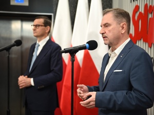 Piotr Duda po spotkaniu z premierem: „Zaapelowałem o powołanie zespołu rząd-Solidarność, by nie zamykać drogi do dialogu” [WIDEO]