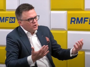 Hołownia grzmi: Wybory będą o tym, czy będziemy w Polsce mówili po rosyjsku, czy po polsku, czy będziemy mieli rubla, czy euro