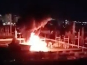 Samobójczy atak rakietowy? Płonie elektrociepłownia w rosyjskim Biełgorodzie [VIDEO]