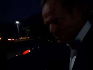 Awantura na spotkaniu z Tuskiem w Inowrocławiu. Ryszard Brejza zaczął mi wyrywać telefon [VIDEO]