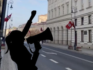 Flagi III Rzeszy w centrum Warszawy? Antifa [?] ramię w ramię z rosyjską propagandą rozpętują histerię na punkcie Polski