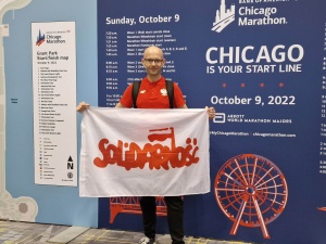 Rafał Kraśniewski z S w Sanden Manufacturing Poland Sp. z o.o. przebiegł maraton w Chicago!
