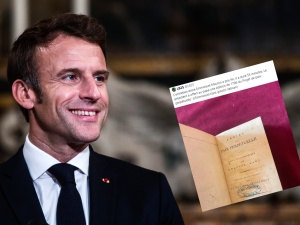 Macron podarował Franciszkowi książkę z polskiej biblioteki we Lwowie? Jest reakcja Ministerstwa Kultury