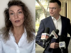 Pawłowska ostro do Hołowni: Bandzior groził śmiercią mojej pracownicy, a Wy tak podle próbujecie to wykorzystać