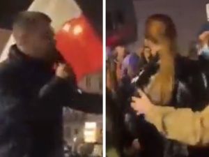 Awantura na proteście AgroUnii. Żona ministra starła się z Kołodziejczakiem [WIDEO]
