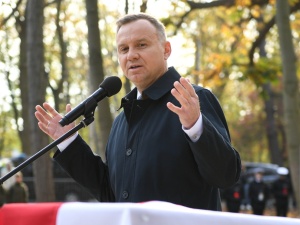 Gdańsk. Pochowanie żołnierzy Westerplatte. Andrzej Duda: To symbol walki w obronie dobra