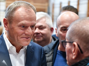 Żenujące słowa Tuska w Sandomierzu. Jeśli tam będzie zdeterminowany pisior... 