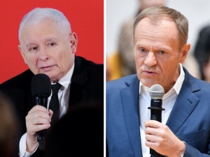 Prezes PiS o kobietach, które „dają w szyję”. Odpowiedział mu Tusk