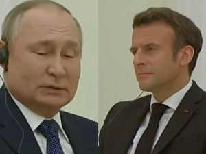 „Obłąkańcza groźba”. Macron miał rozmawiać z Putinem